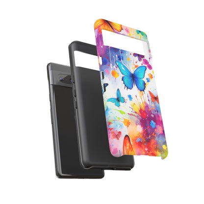 Vibrant Watercolor Butterfly Mobile Case
