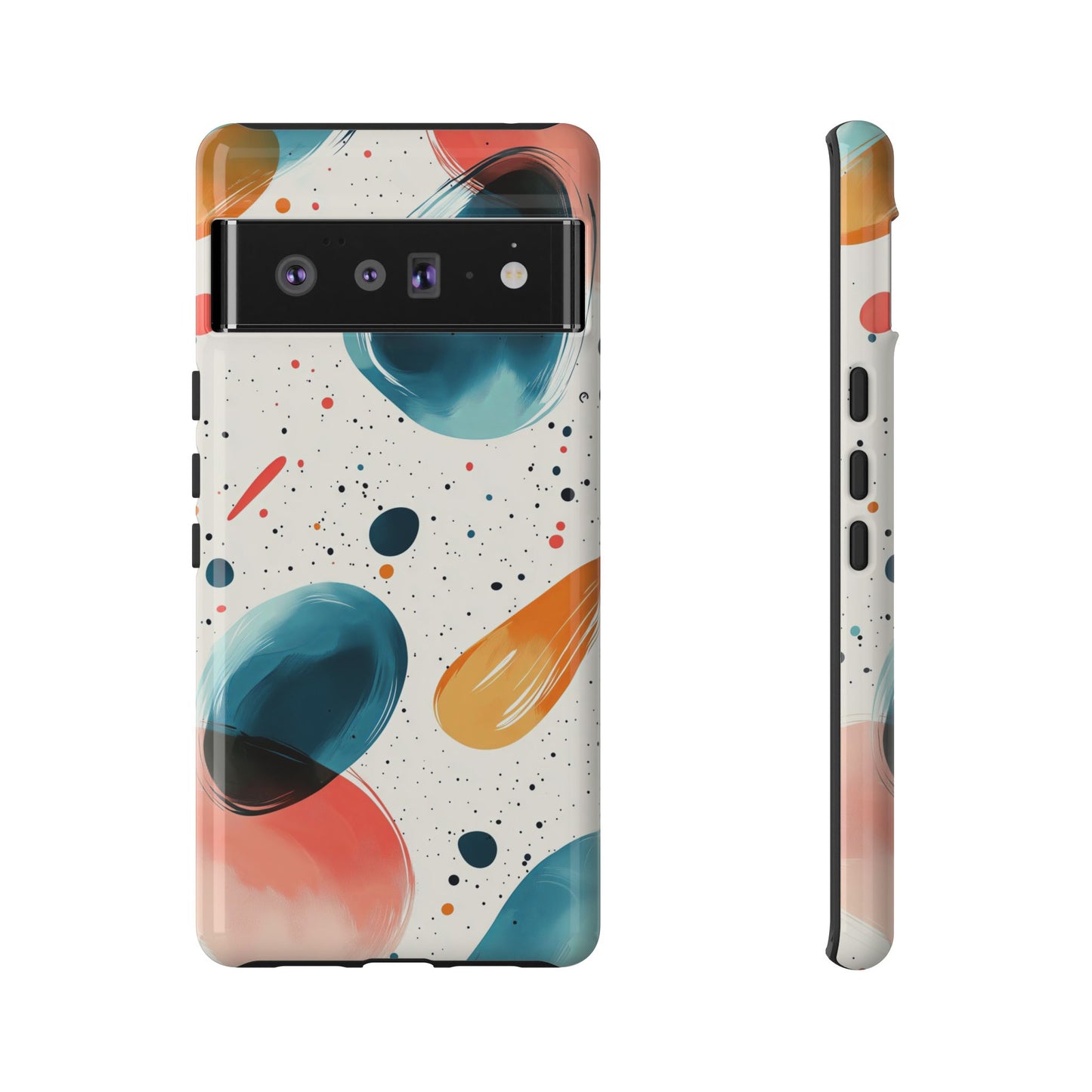 Color Swirl Splash – Abstract Art Phone Case for iPhone, Samsung & Pixel