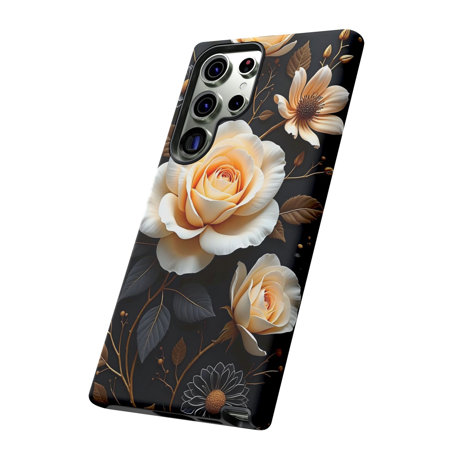 Elegant 3D Floral Design, Botanical Phone Case design for Iphone.