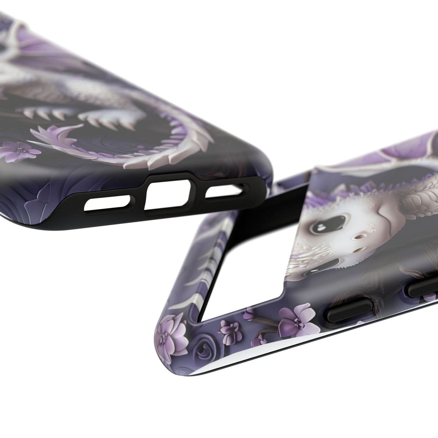 Charming Young Dragon on a Branch Phone Case Design