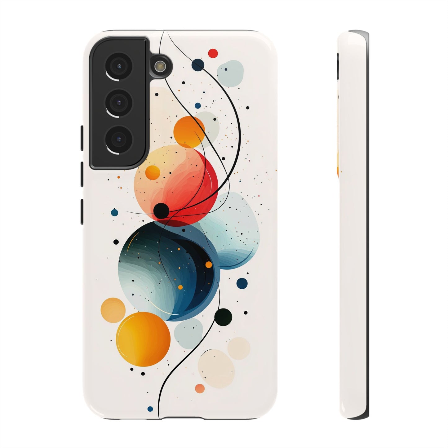Orbital Drift – Cosmic Flow Abstract Phone Case for iPhone, Samsung & Pixel