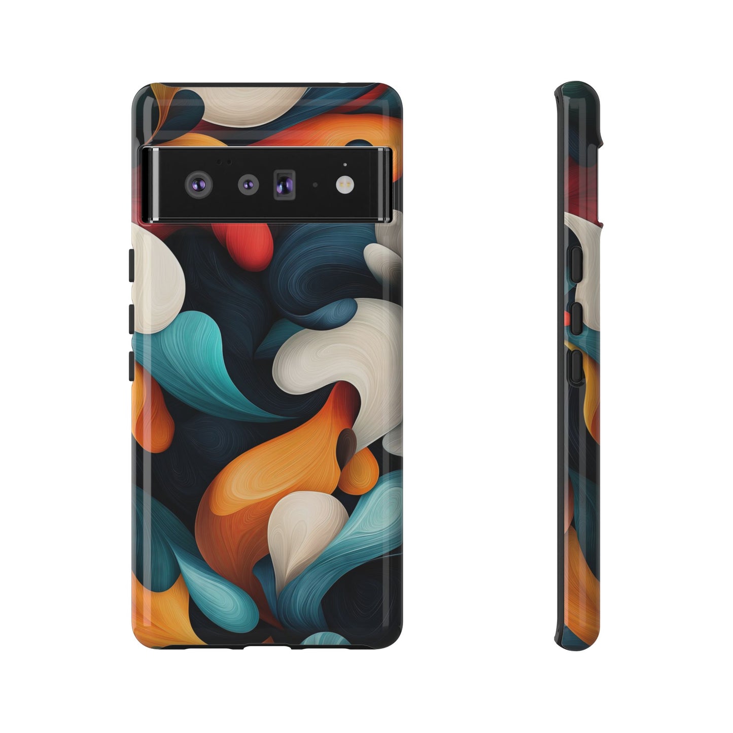 Swirl Spectrum – Vibrant Abstract Phone Case for iPhone, Samsung & Pixel
