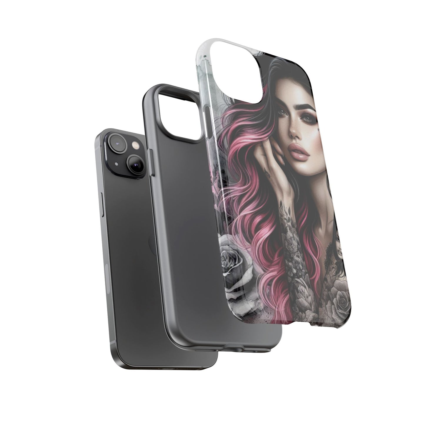Tattooed Elegance – Gothic Art Mobile Cover