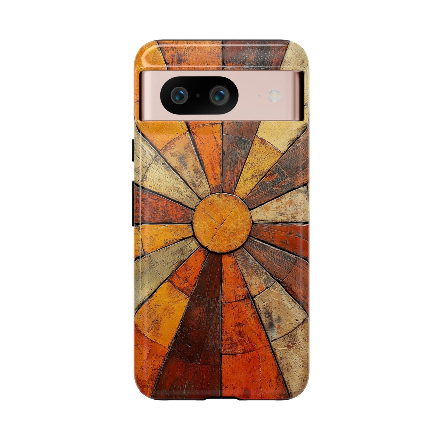 Terracotta Sunburst Boho Phone Case for iPhone, Pixel & Samsung