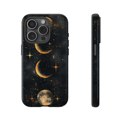 Lunar Phases Boho Moon Phone Case for iPhone, Pixel & Samsung