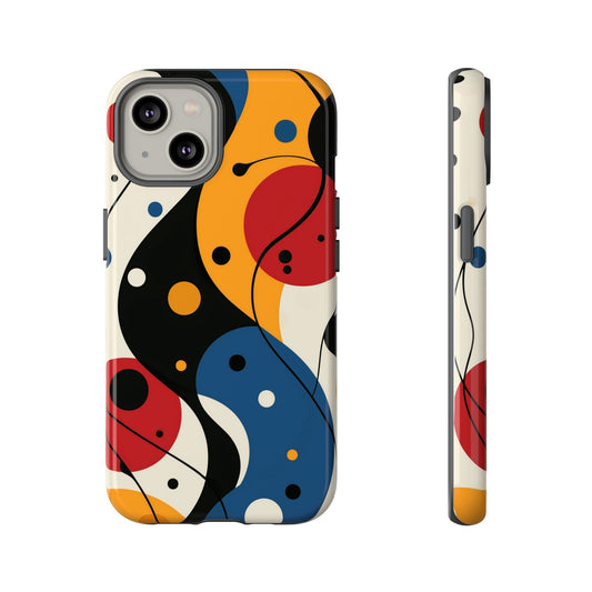 Bauhaus Style Terrazzo Phone Case – iPhone, Google Pixel, Samsung