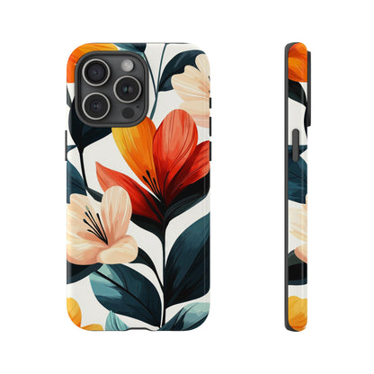 Sunset Garden Floral Case | Vibrant Bloom Design for iPhone, Pixel & Samsung