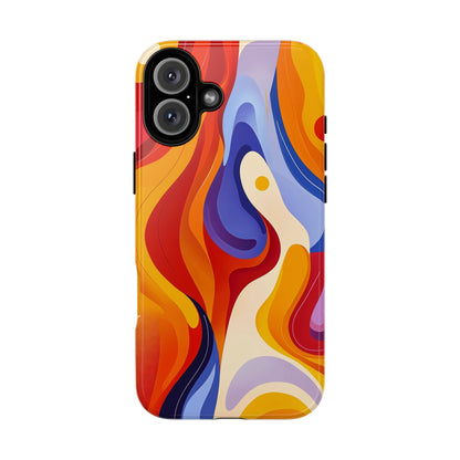 LavaFlow – Vivid Heatwave Abstract Phone Case for iPhone, Samsung & Pixel