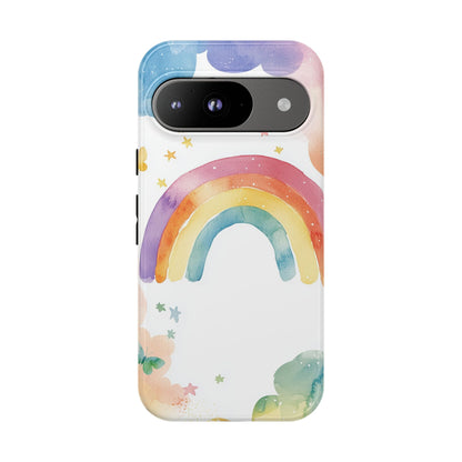 Rainbow Whimsy Watercolor Phone Case for iPhone, google Pixel & Samsung