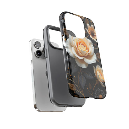 Elegant 3D Floral Design, Botanical Phone Case design for Iphone.
