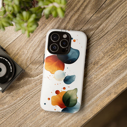 Orbital Bloom – Abstract Nature-Inspired Phone Case for iPhone, Google Pixel, Samsung