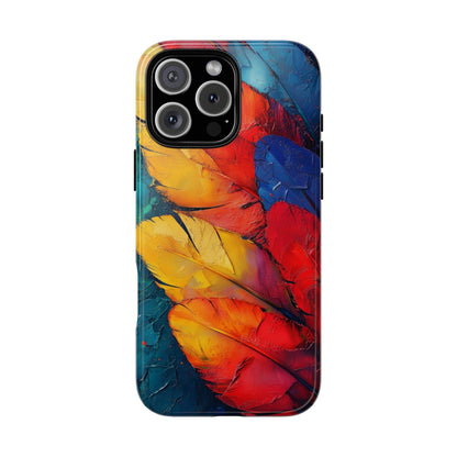 Tropical Macaw Feather Phone Case for iPhone, Samsung & Google Pixel