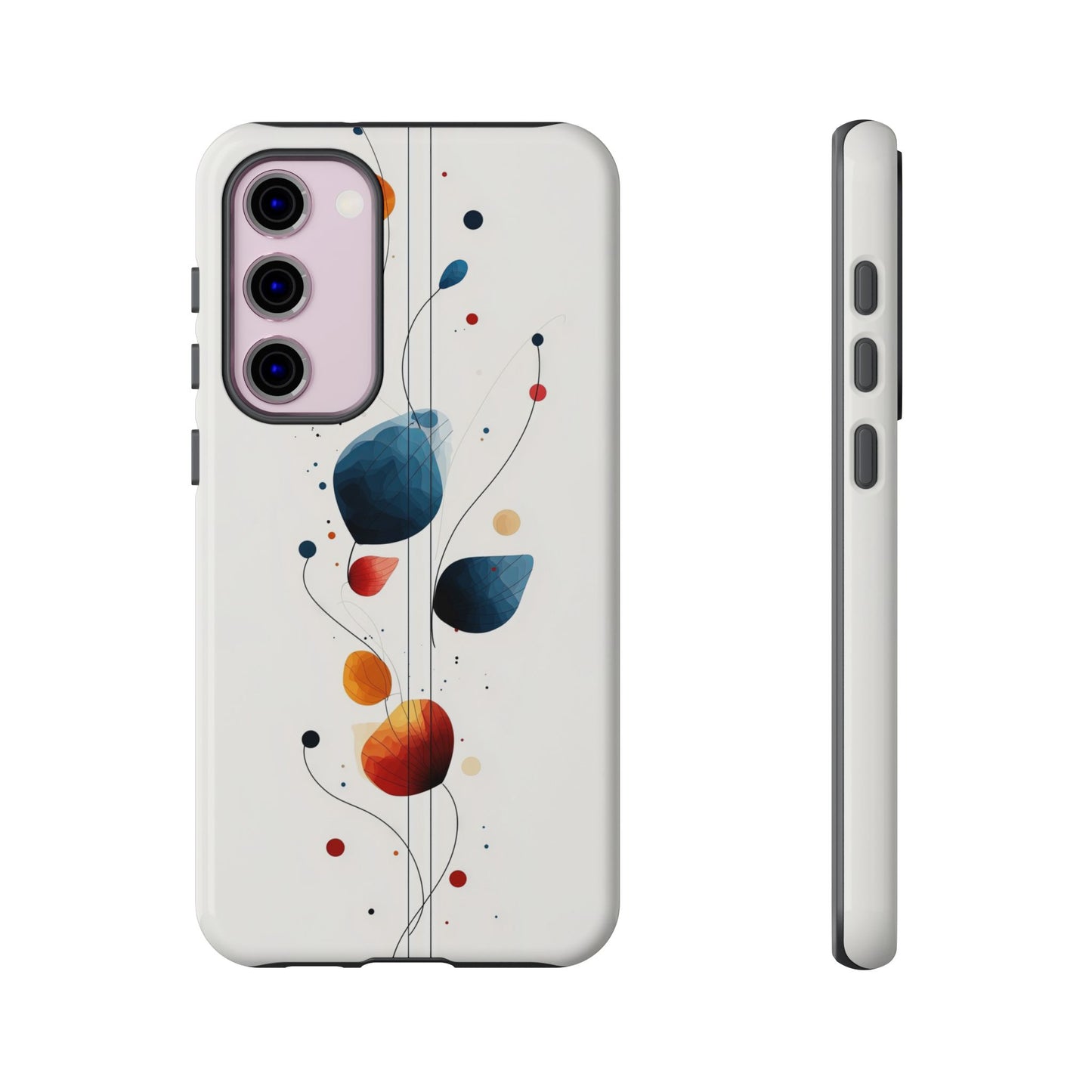 Celestial Dots Abstract Phone Case – Space-Inspired Art for iPhone, Samsung & Pixel