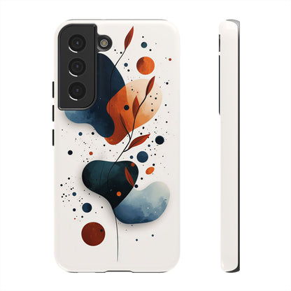Celestial Bloom – Minimal Abstract Phone Case for iPhone, Samsung & Pixel