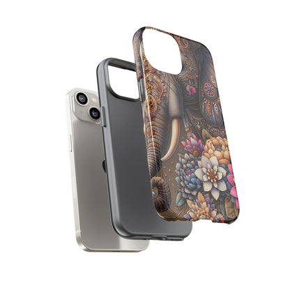 Royal Ornate Elephant Mobile Cover – Luxurious Bohemian Art