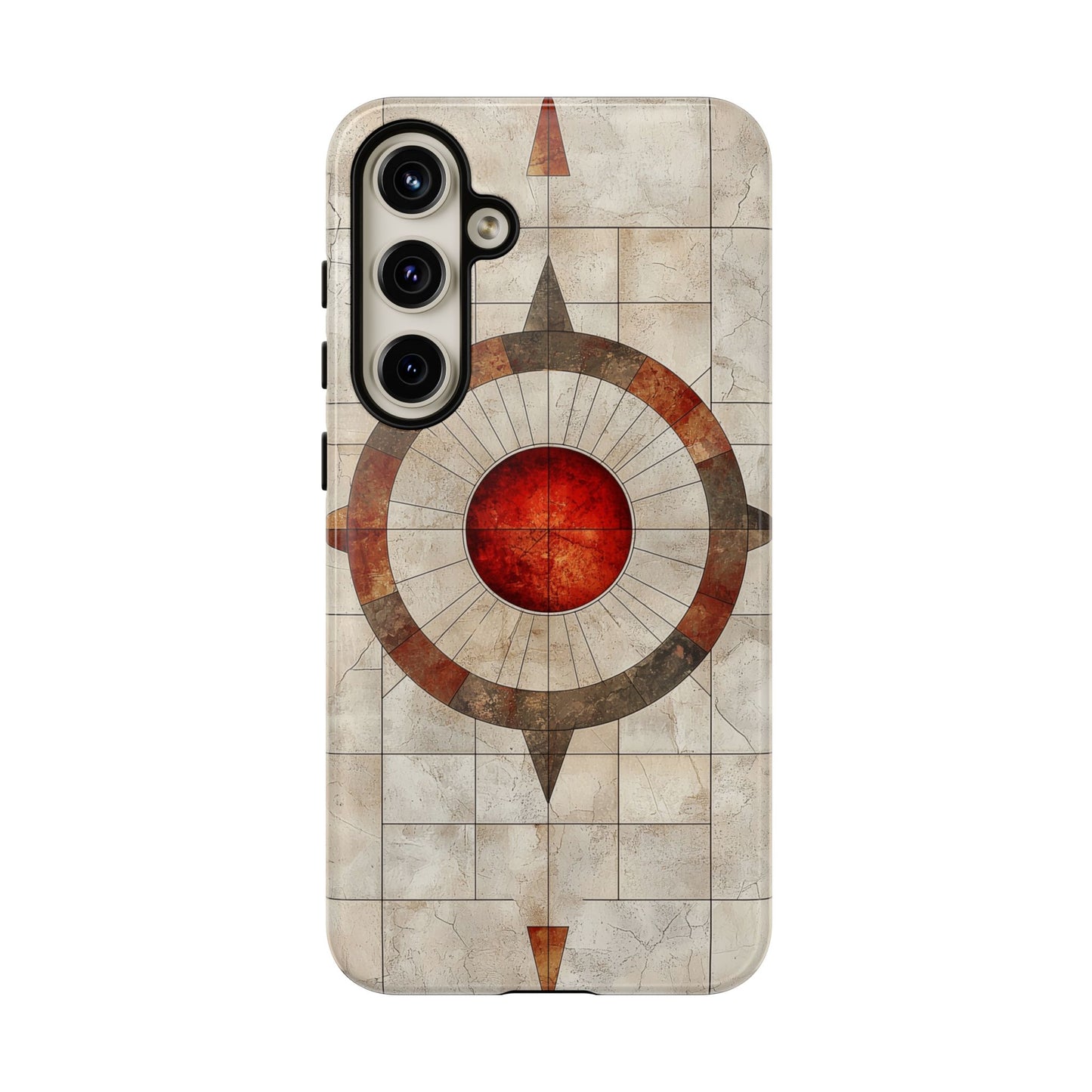 Boho Stone Compass Phone Case for iPhone, Pixel & Samsung