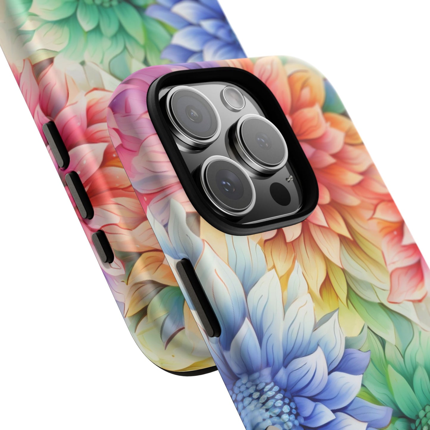 Rainbow Bloom Mandala Floral Mobile Case