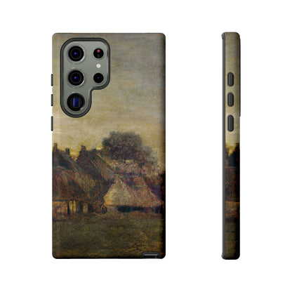 Van Gogh Village Painting Phone Case - iPhone, Samsung, Pixel - Artistic Starry Night Cover, Gift for Art Lovers