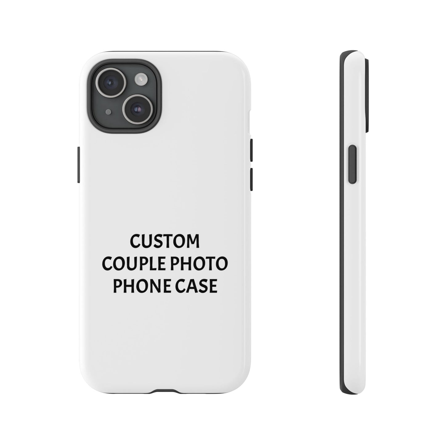 Personalized Custom Couple Photo Phone Case – Add Your Image/Loving Memory – Unique Gift for iPhone, Samsung  & Google Pixel – Protective & Stylish Cover, Couples Gift