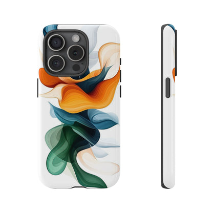 Verdant Flow – Modern Abstract Phone Case for iPhone, Samsung & Pixel