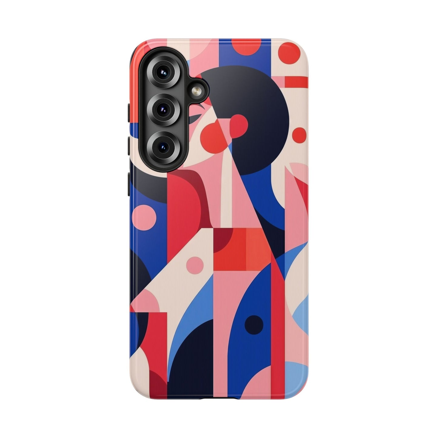 Modern Muse – Bold Abstract Portrait Phone Case for iPhone, Samsung & Pixel