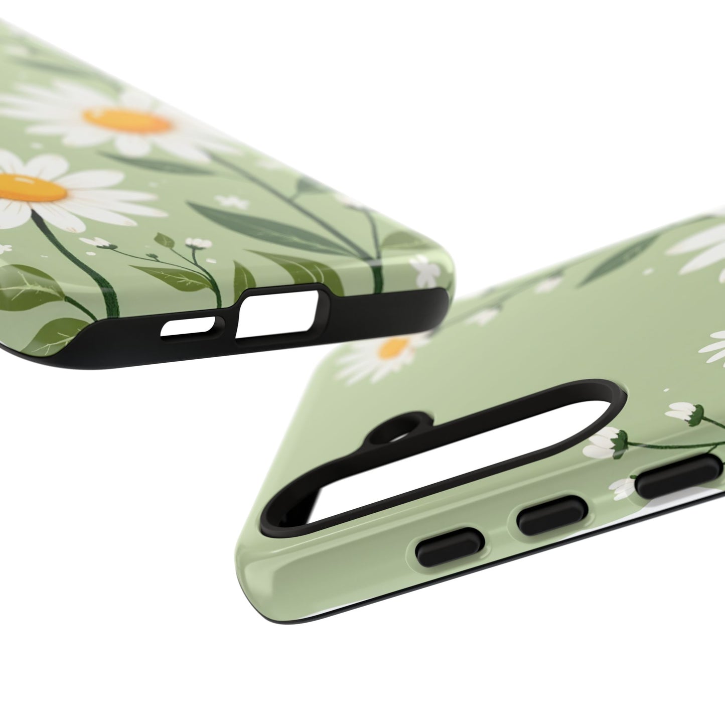 Green Floral Case, Daisy Pattern Design, Iphone Case Design, Perfect Gift For Her