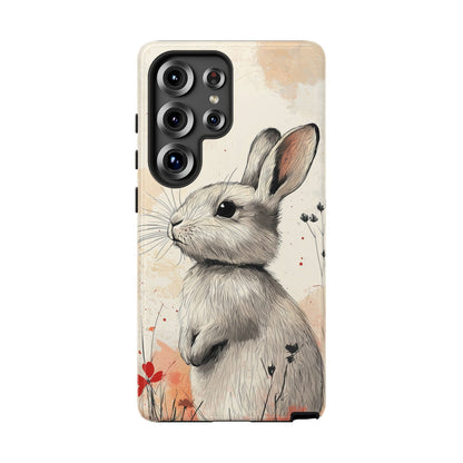 Curious Meadow: Gentle Rabbit Phone Case for iPhone, Samsung & Pixel