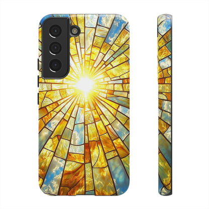 Heavenly Light – Radiant Sunburst Phone Case for iPhone, Samsung & Pixel
