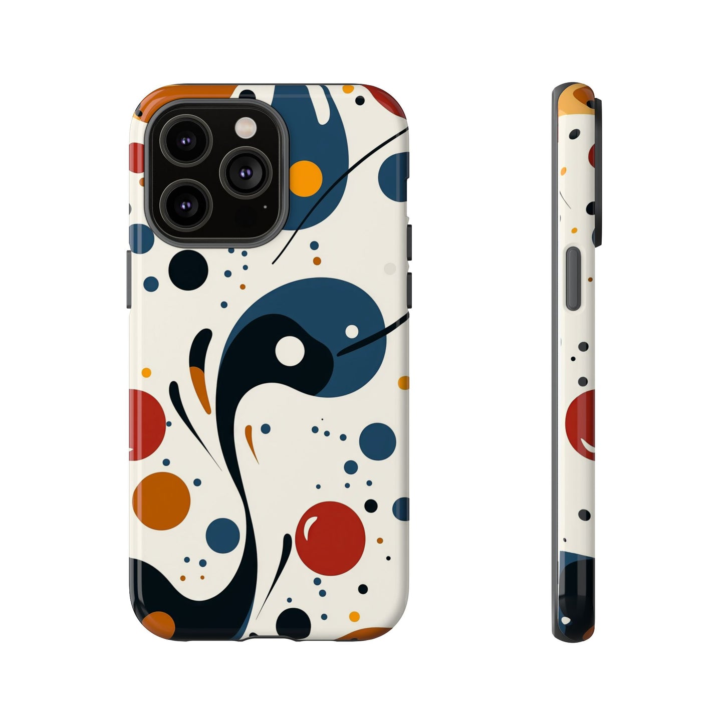 Retro Pop Dots Case – Abstract Minimal Vibes for iPhone, Google Pixel & Samsung