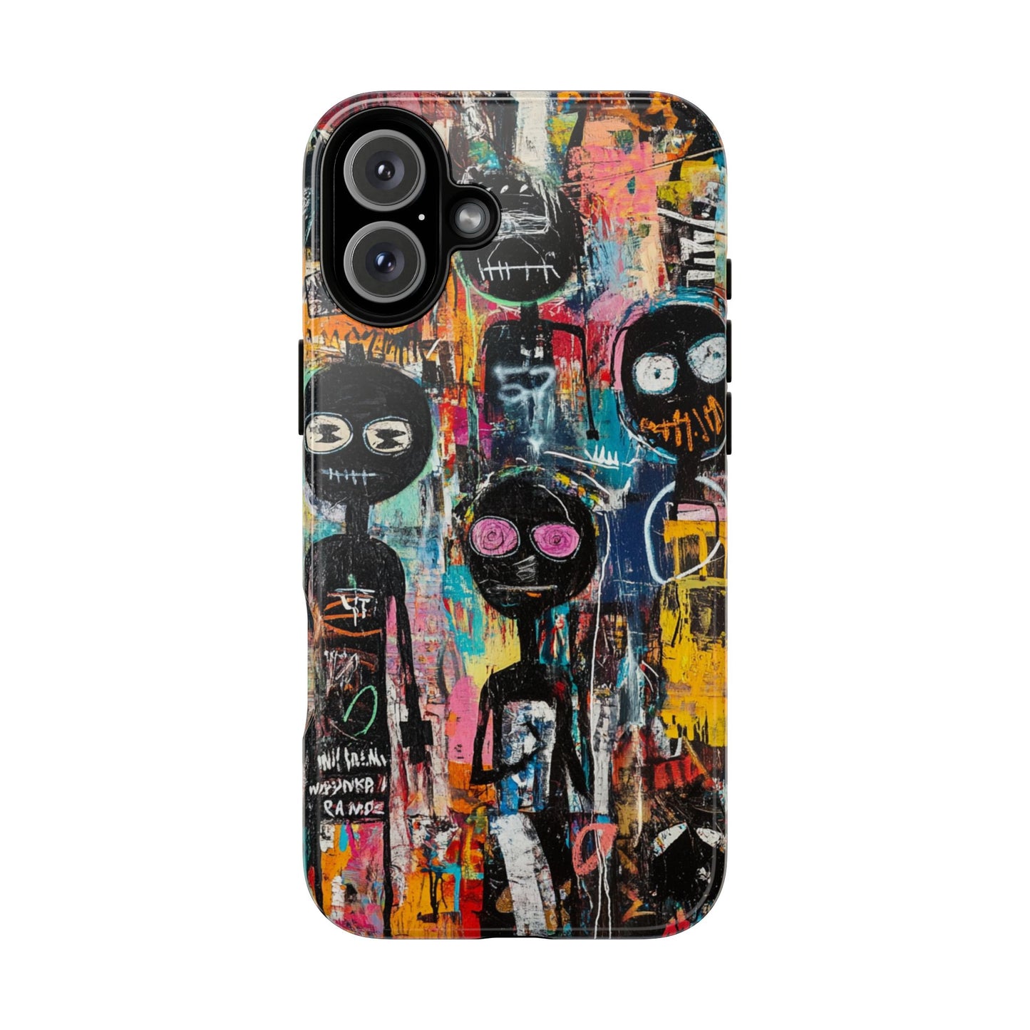 Basquiat Art iPhone Case – Modern Urban Graffiti Design - iPhone, Samsung & Google Pixel Cover - Artistic Painting Case,  Art Lover Gift