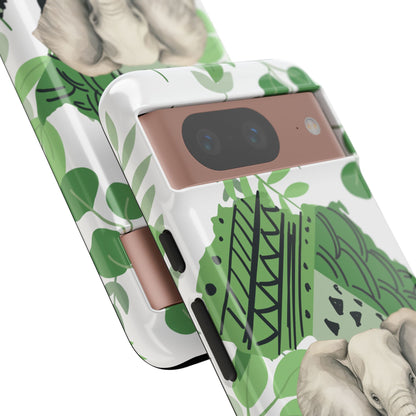 Tropical Elephant Mobile Cover – Nature-Inspired Boho Art