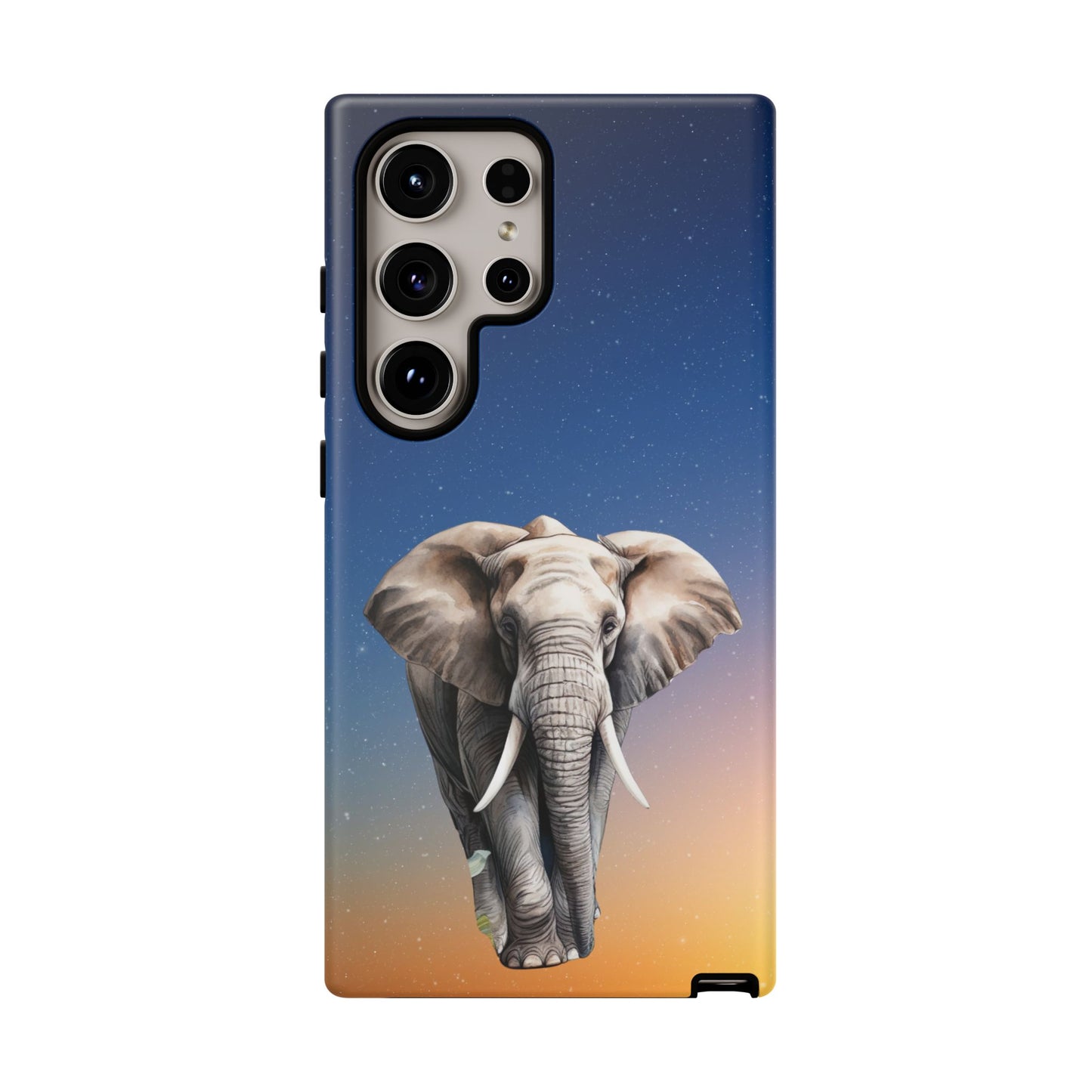 Celestial Elephant Mobile Cover – Dreamy Night Sky Aesthetic
