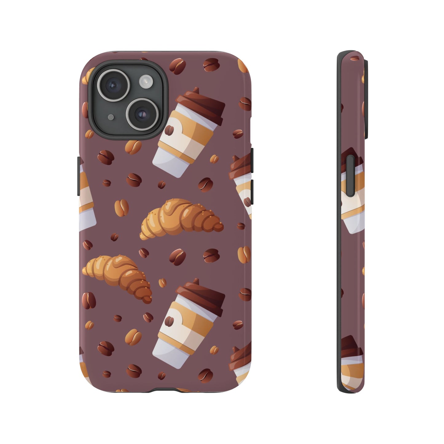 ]Kawaii Food Lover's Phone Case –Coffee Beans Phone Cover for iPhone, Google Pixel, Samsung