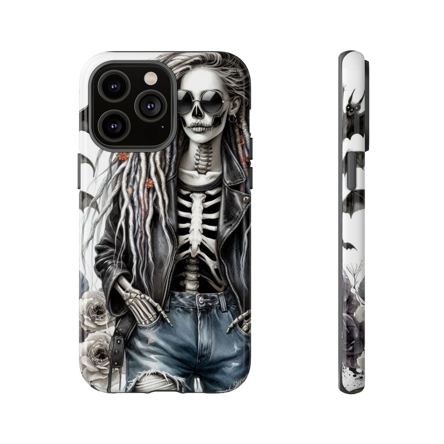 Skull Queen – Gothic Skeleton & Dark Grunge Mobile Cover