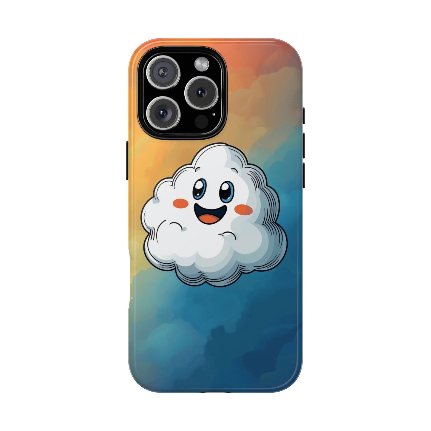 Happy Cloud Anime Phone Case for iPhone, Samsung, Google Pixel