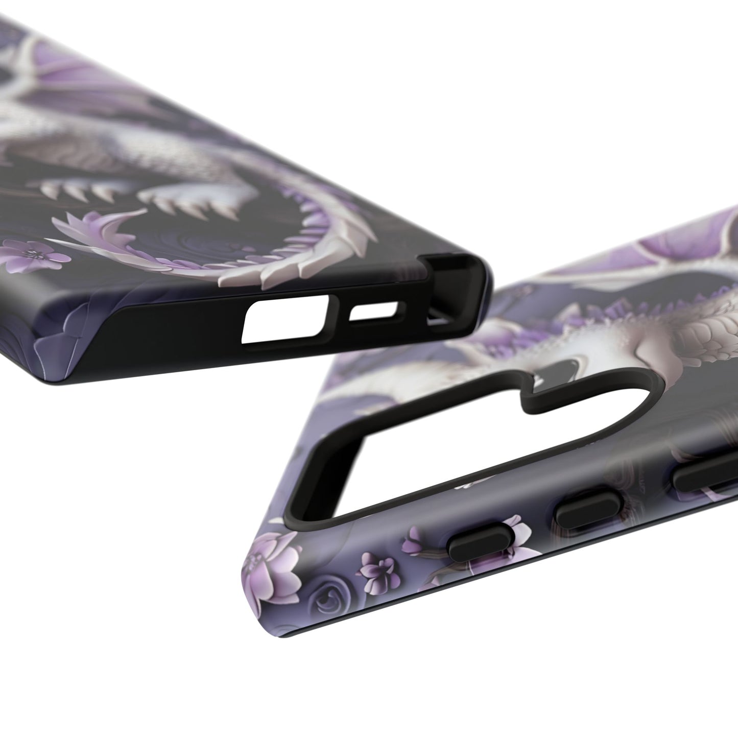 Charming Young Dragon on a Branch Phone Case Design