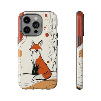 Smiling Fox: Playful Forest Charm Phone Case for iPhone, Samsung & Pixel