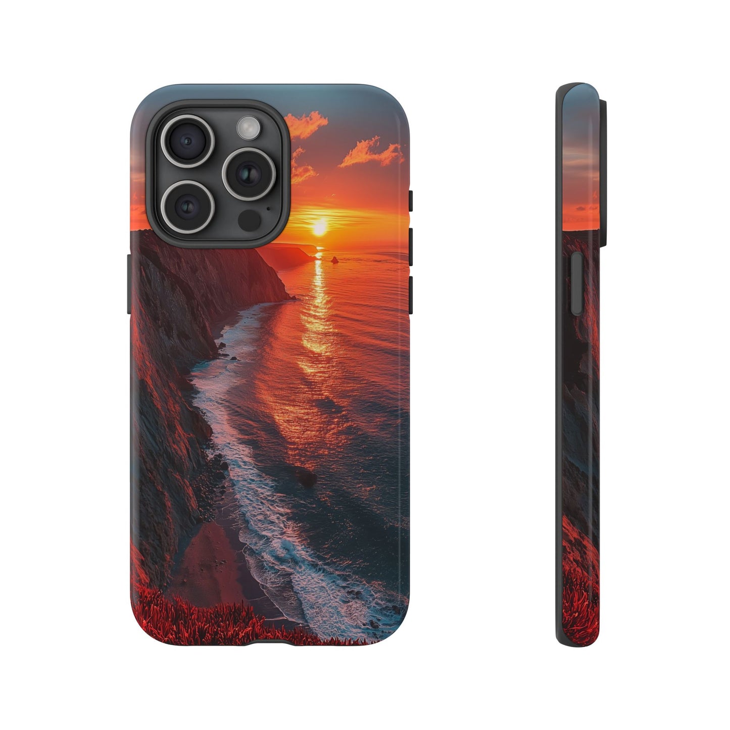 Minimal Nature Scene Case – Calm Landscape for iPhone, Samsung & Pixel