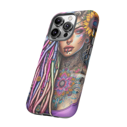 Boho Mandala Goddess – Ethereal Tattoo Art Mobile Cover