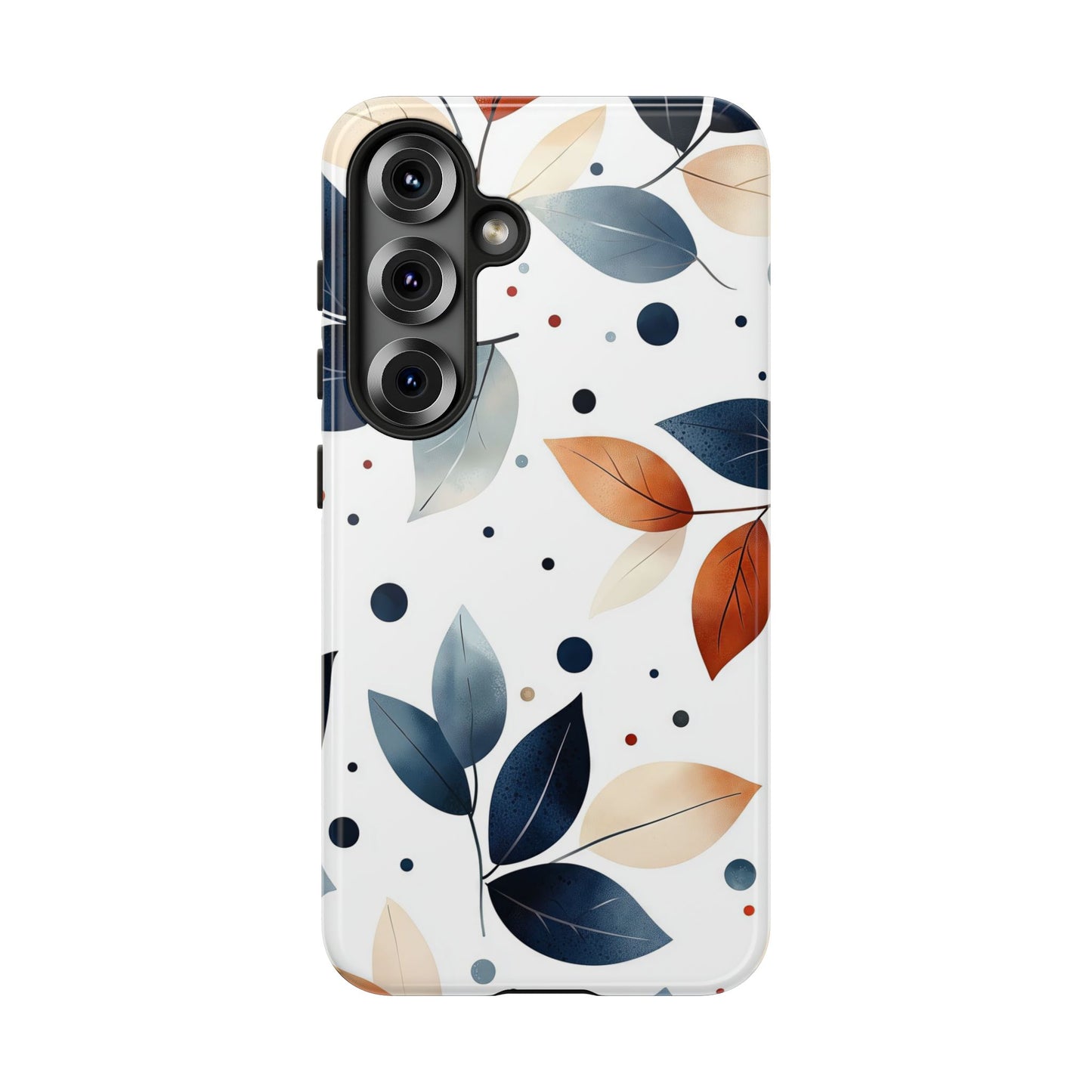 Autumn Breeze Leaf Pattern Phone Case | Elegant Botanical Design for iPhone, Samsung & Google Pixel