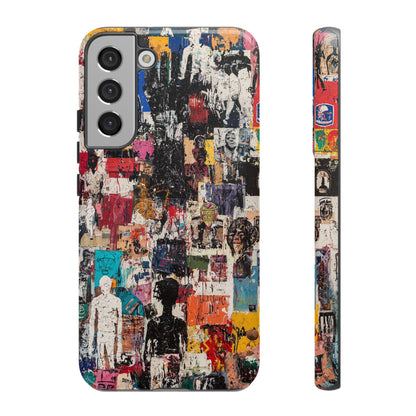 Graffiti Phone Case – Basquiat Street Art Design - iPhone, Samsung & Google Pixel Cover - Artistic Painting Case,  Art Lover Gift