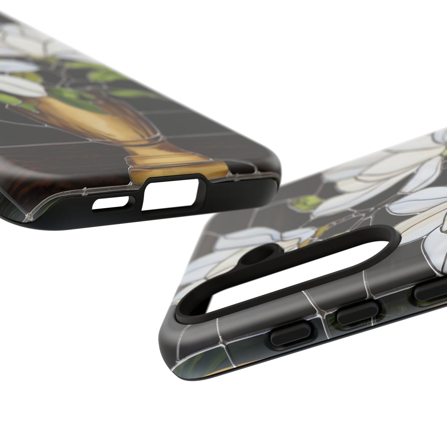 Stained Glass Floral Phone Case