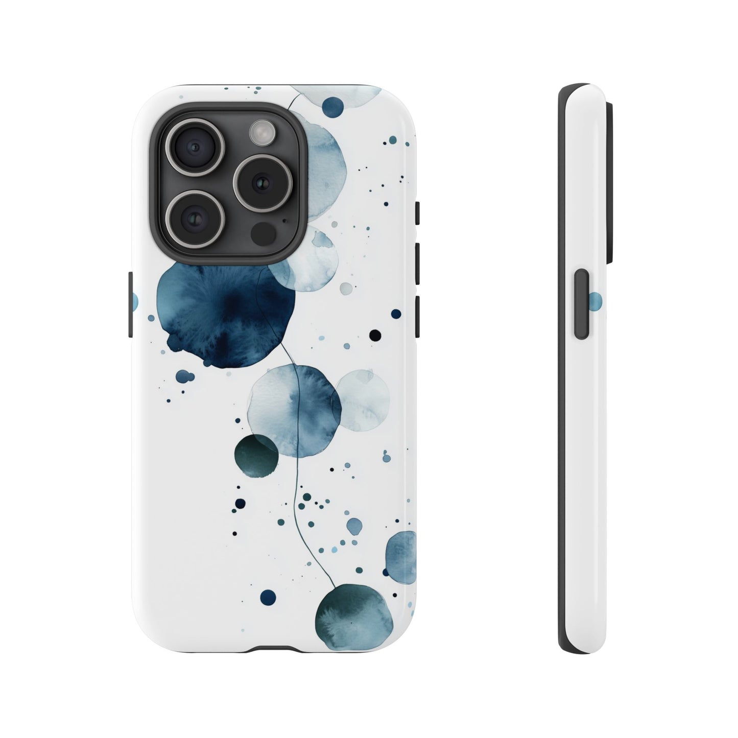 Midnight Drops Watercolor Phone Case for iPhone, google Pixel & Samsung