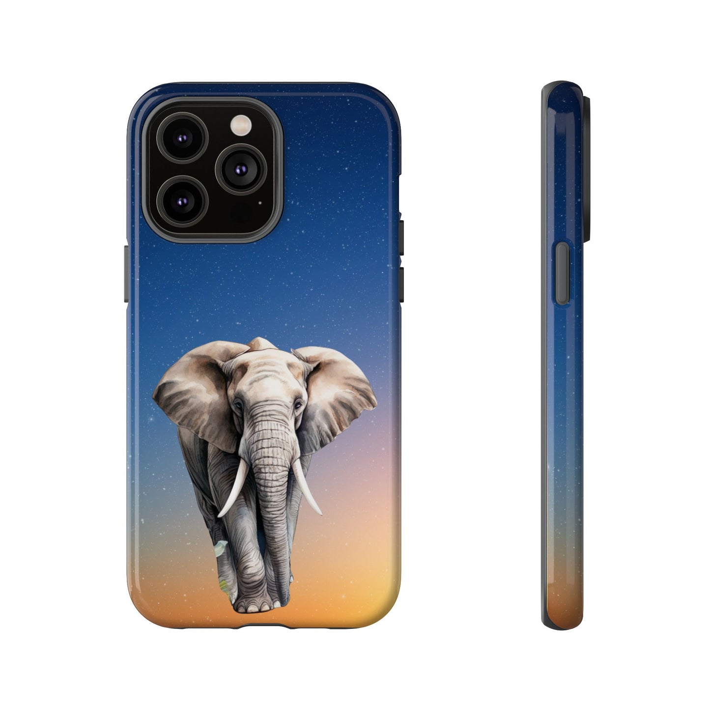 Celestial Elephant Mobile Cover – Dreamy Night Sky Aesthetic