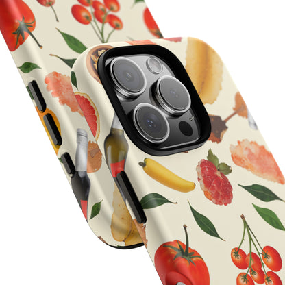 Fresh Fruits & Veggies Pattern Phone Case