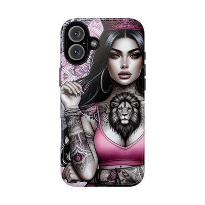 Queen of the Jungle – Regal Tattooed Goddess Mobile Cover