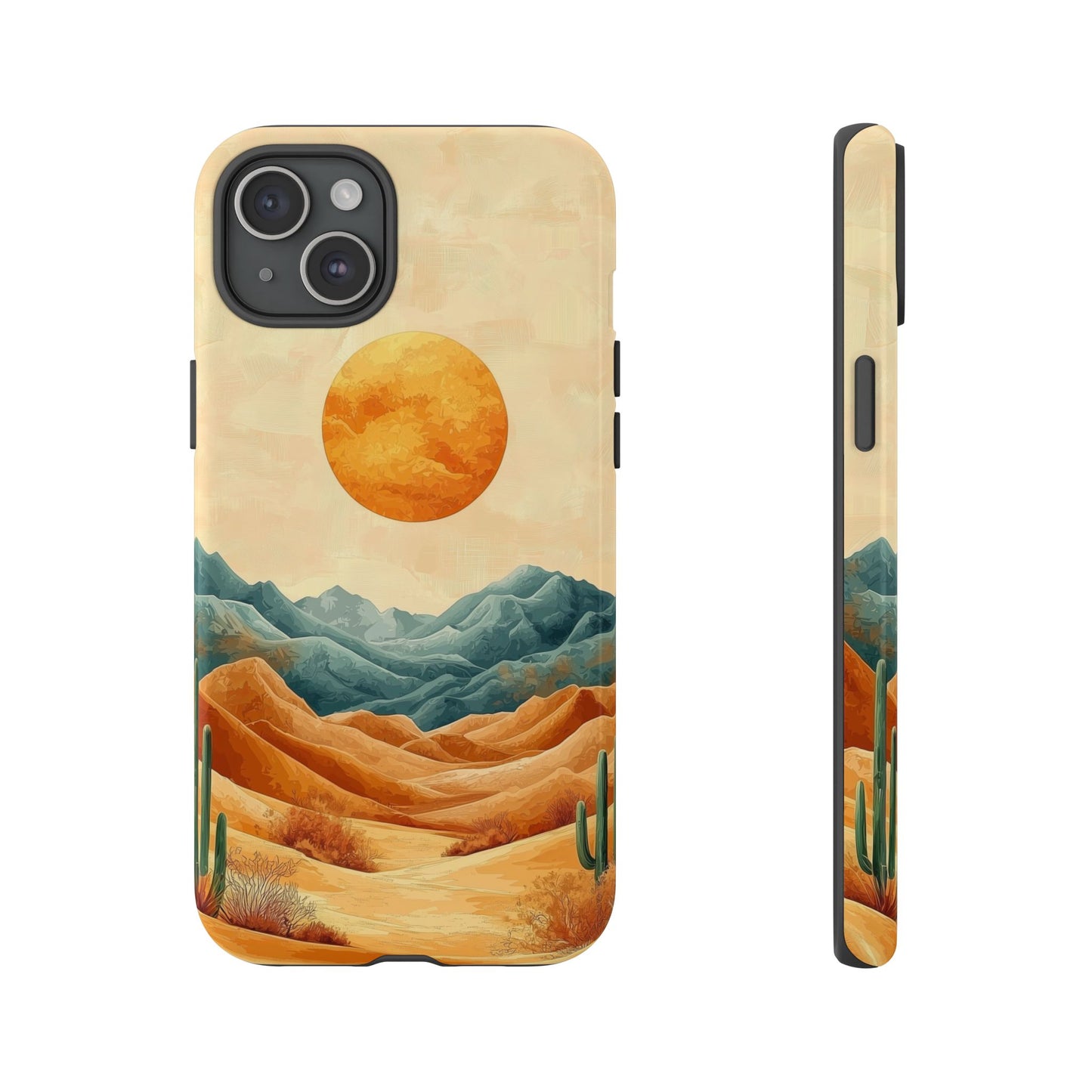Golden Solstice Desert Boho Phone Case for iPhone, Pixel & Samsung