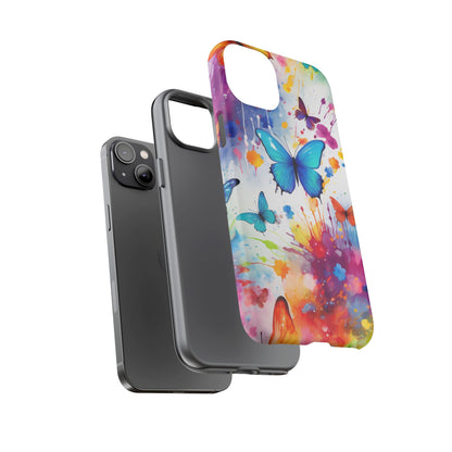 Vibrant Watercolor Butterfly Mobile Case