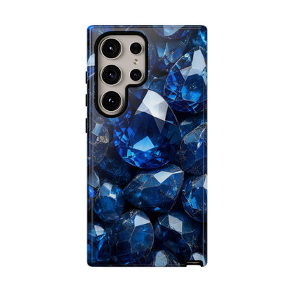 Blue Crystal Aesthetic Phone Case for iPhone, Google Pixel, Samsung