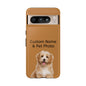 Personalized Custom Pet Phone Case – Add Your Name, Pet Photo or Any Text– Unique Gift for iPhone, Samsung  & Google Pixel – Protective & Stylish Cover"